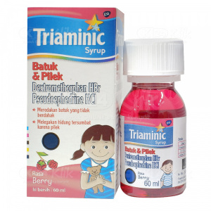 Triaminic Batuk Pilek Sirup 60ml (per Botol)